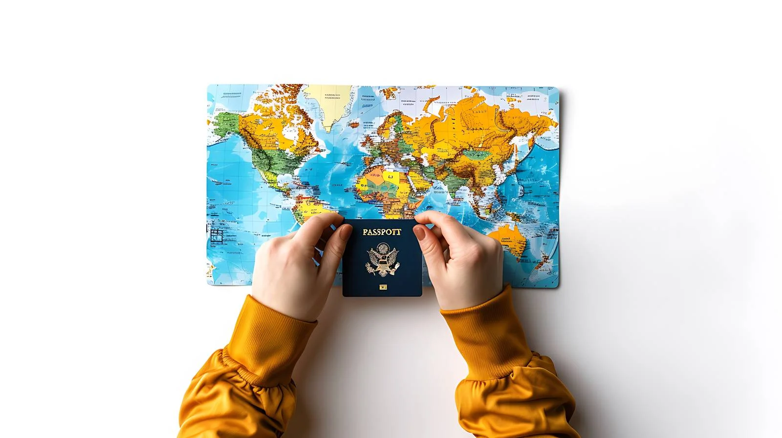 Global Passport Travel Adventure Illustration — free download from Dotvec