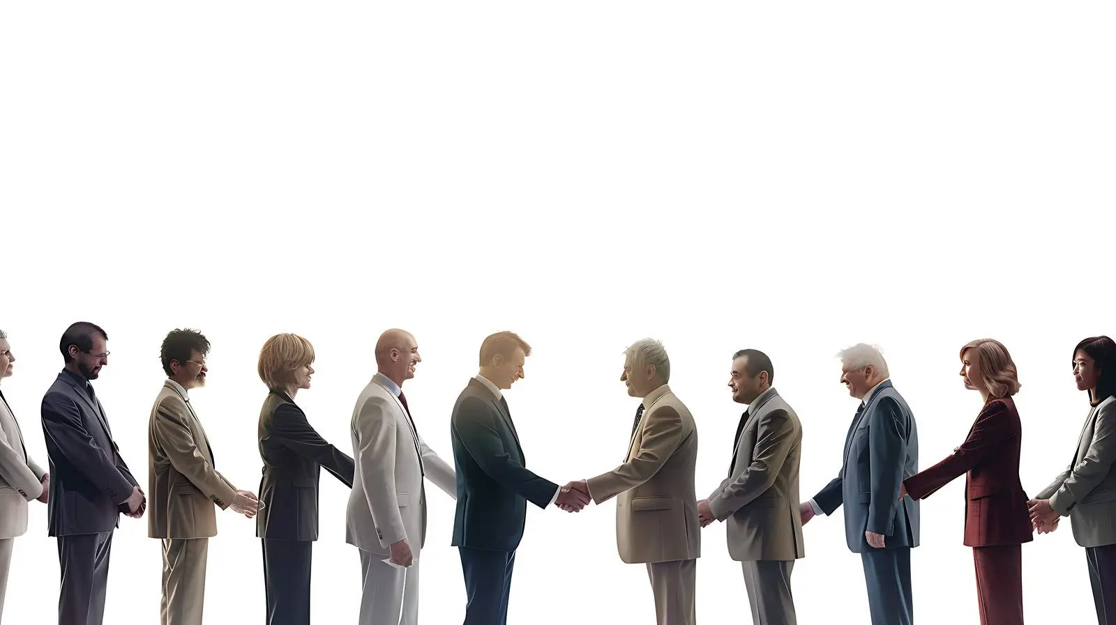 Professional Business Handshake Isolated on White — free download from Dotvec