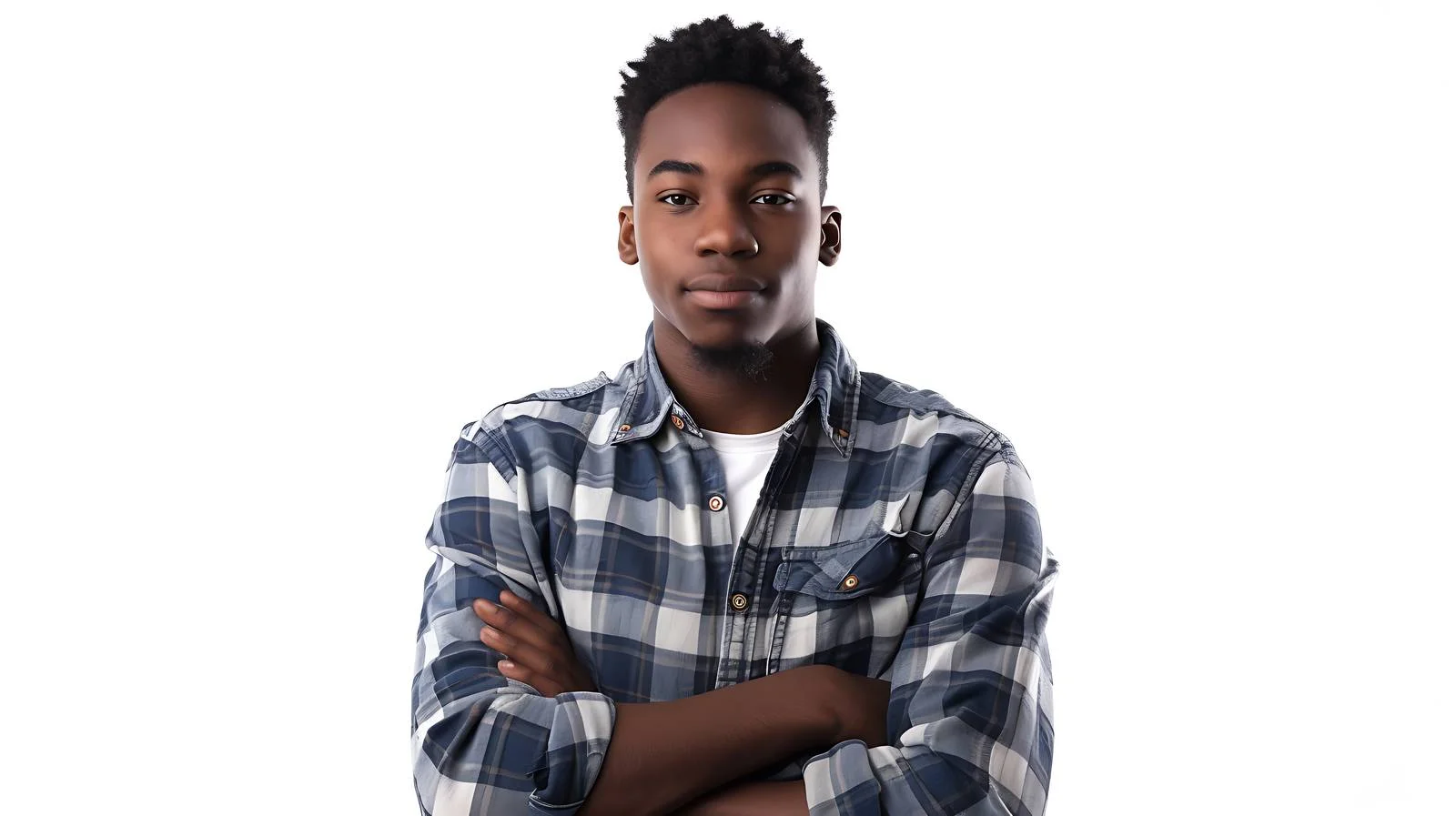 Confident Black Man in Industrial Environment — free download from Dotvec