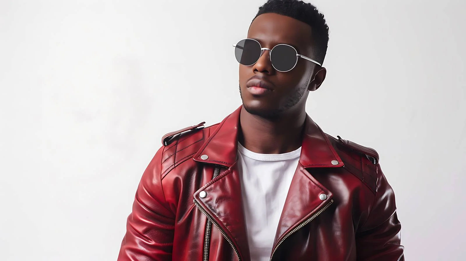 Stylish young African American in sunglasses — free download from Dotvec