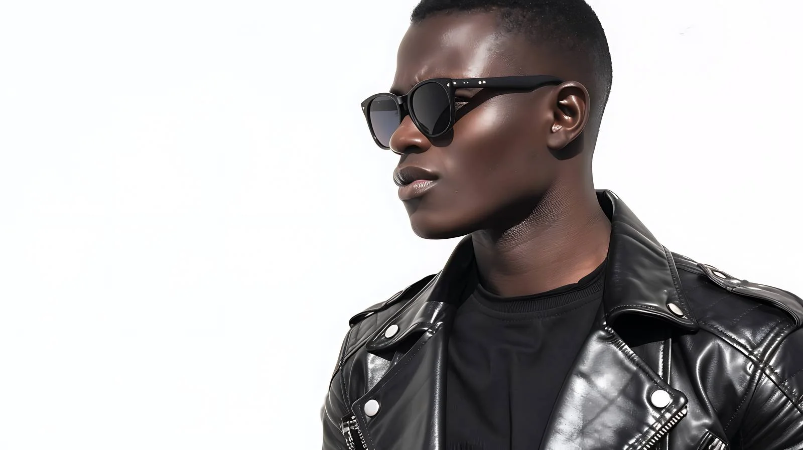 Stylish young African American in sunglasses — free download from Dotvec