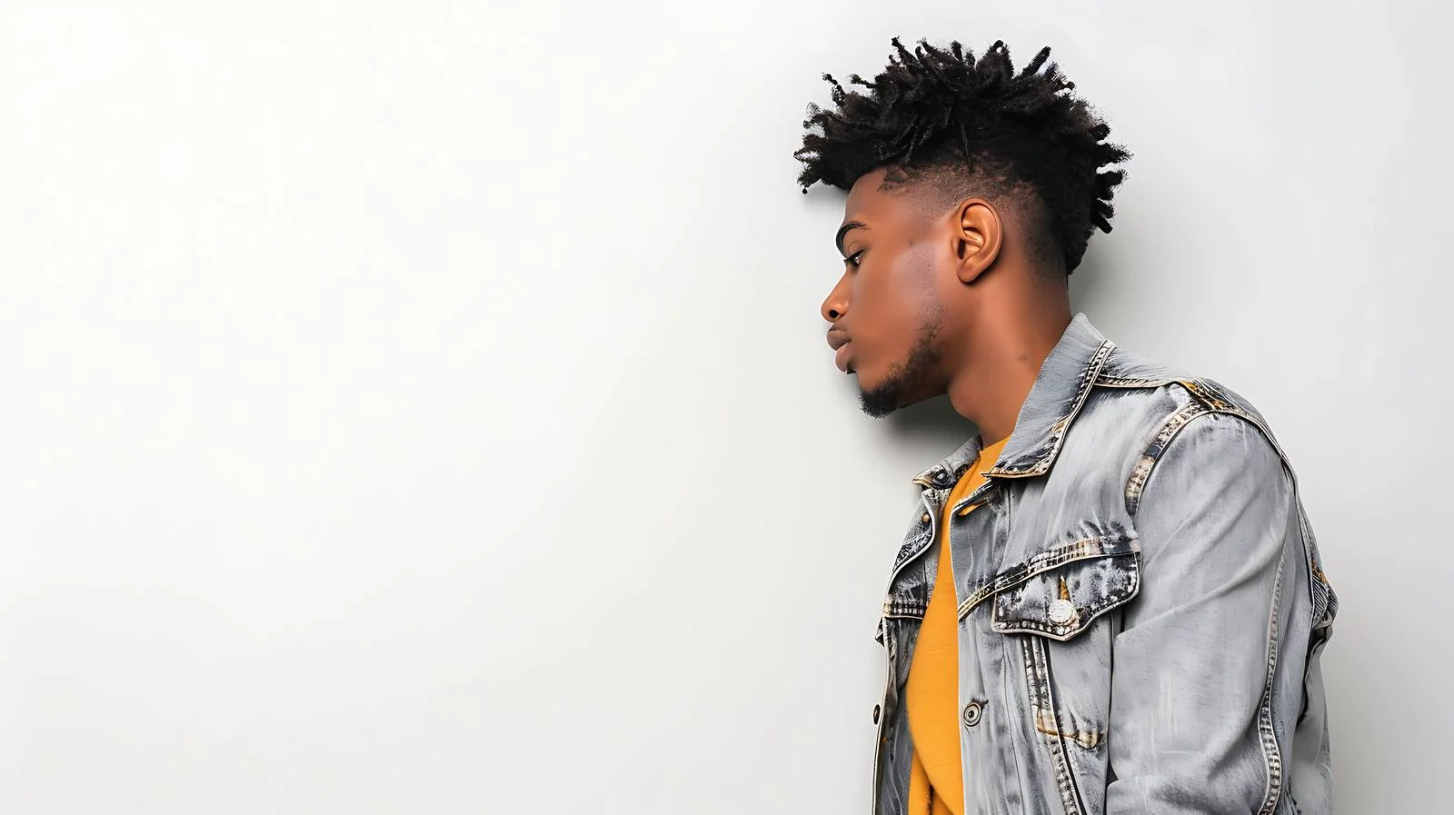 Confident Young Black Man Leaning Outdoors — free download from Dotvec