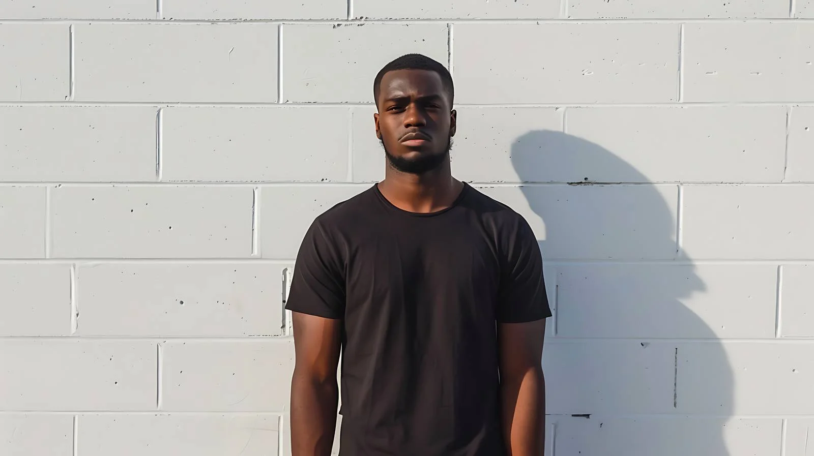 Stylish young African American man poses against grey background — free download from Dotvec