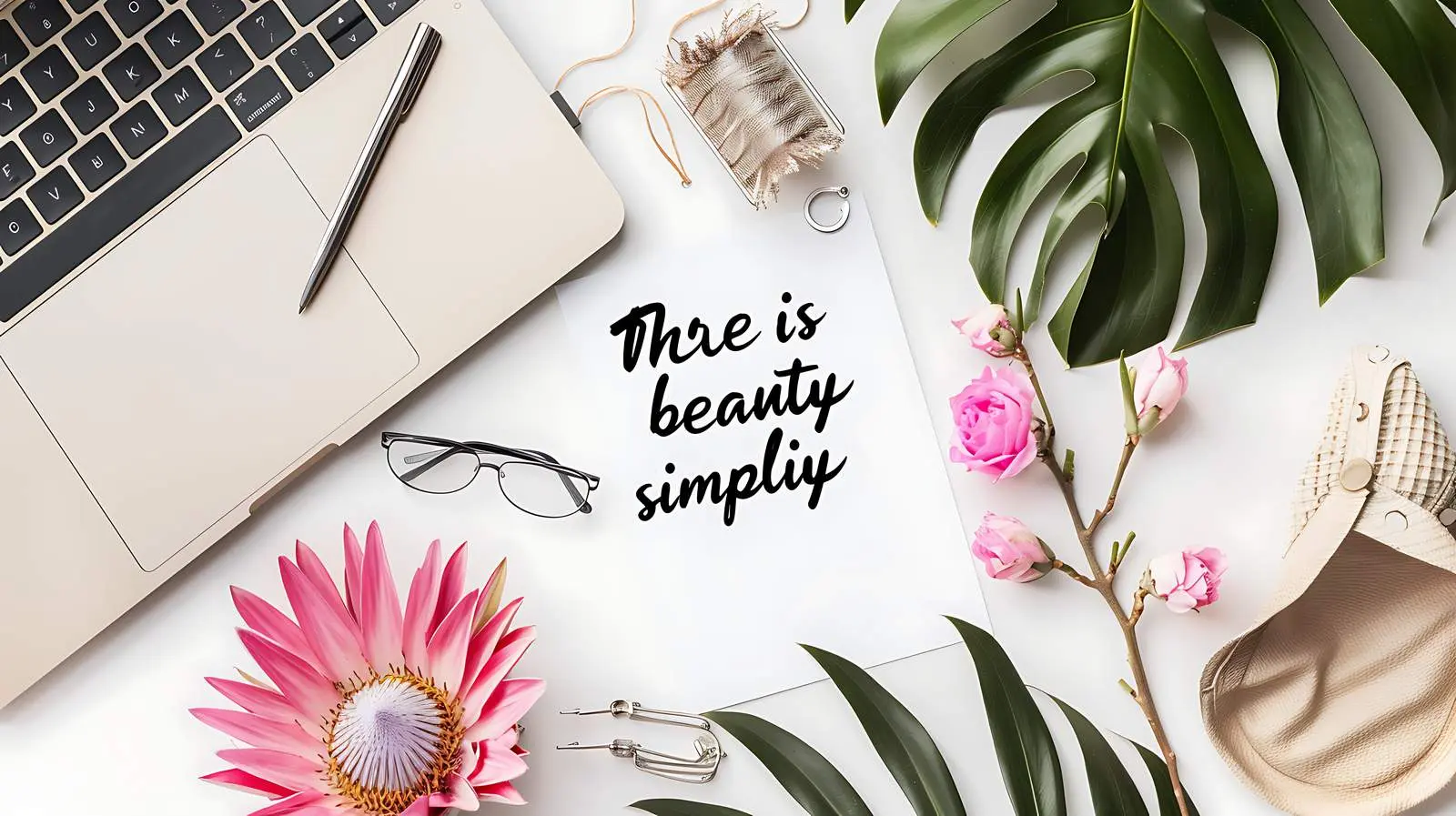 Beauty in Simplicity Handwritten Quote — free download from Dotvec