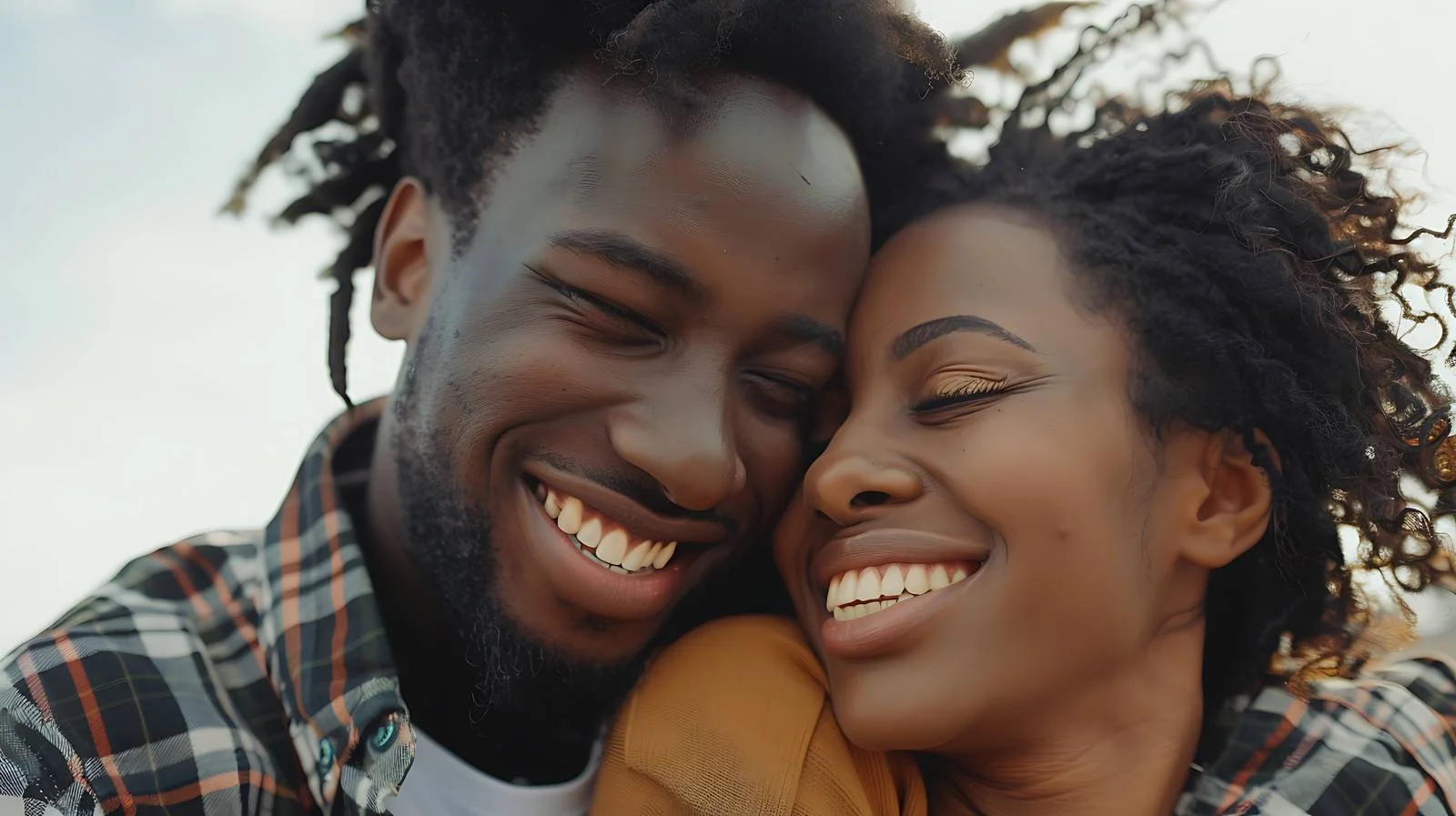 Joyful Couple Outdoors — free download from Dotvec