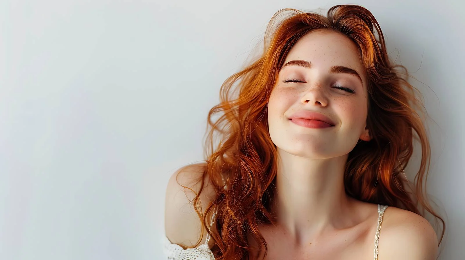 Happy Beauty Photoshoot on White Background — free download from Dotvec