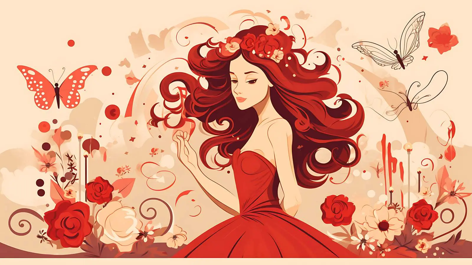 Elegant Birthday Greeting Card — free download from Dotvec