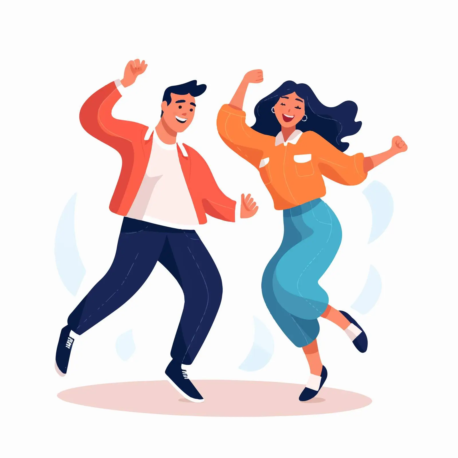 Modern Hustle Dance Couple Performance — free download from Dotvec