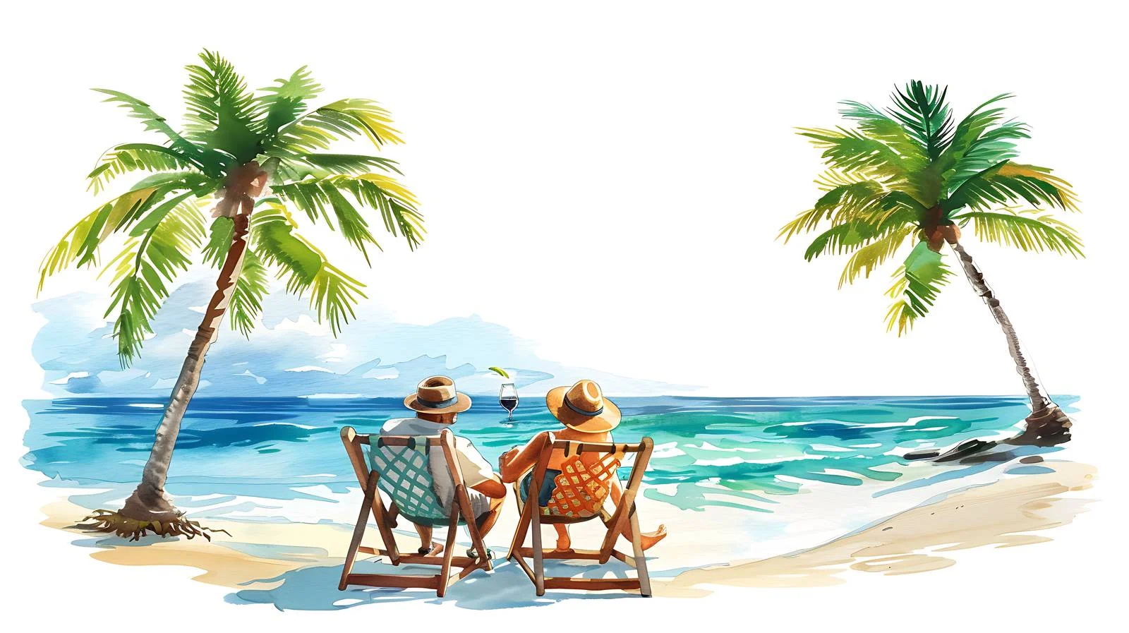 Romantic Beach Chairs for Couple — free download from Dotvec