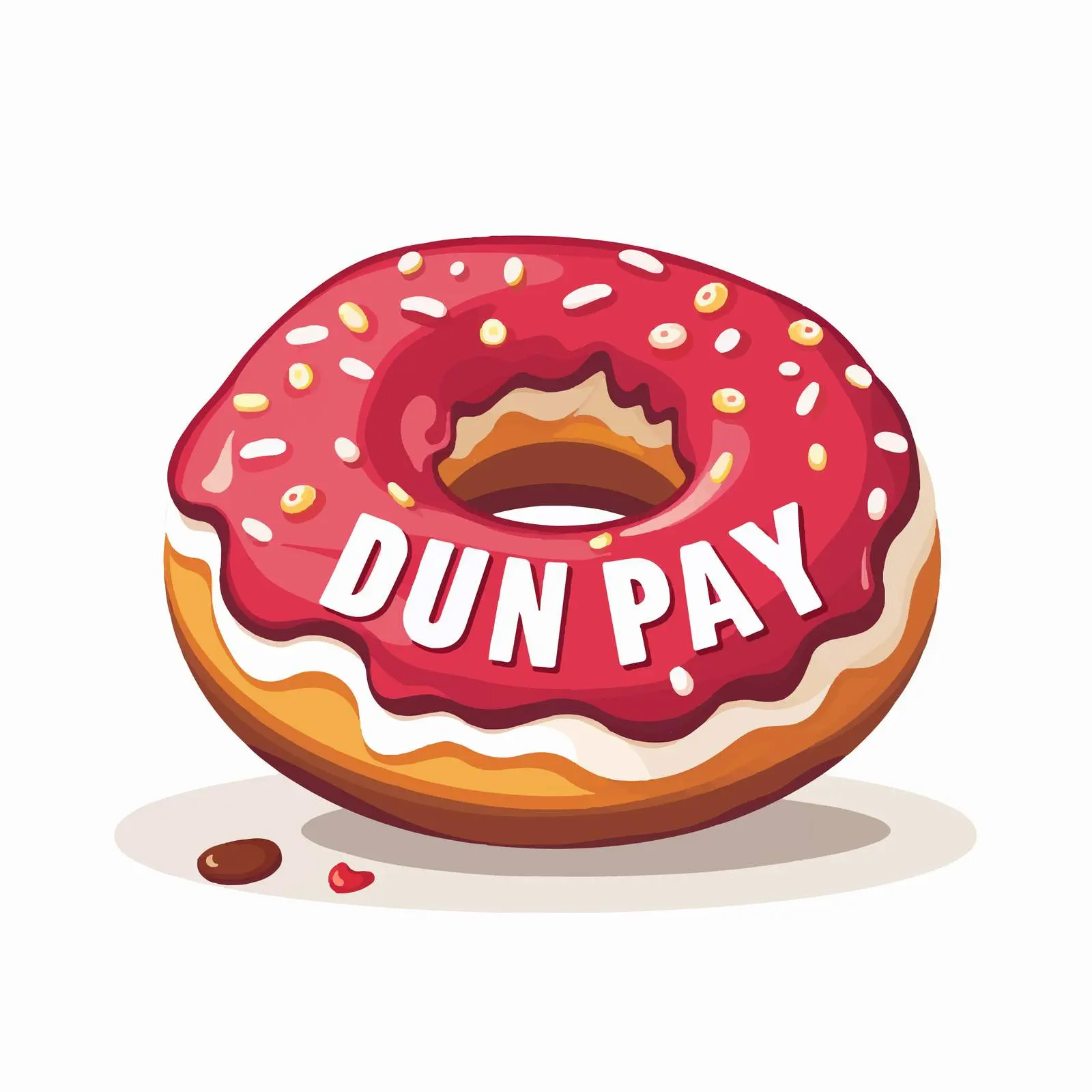Happy Doughnut Day June Logo Illustration — free download from Dotvec