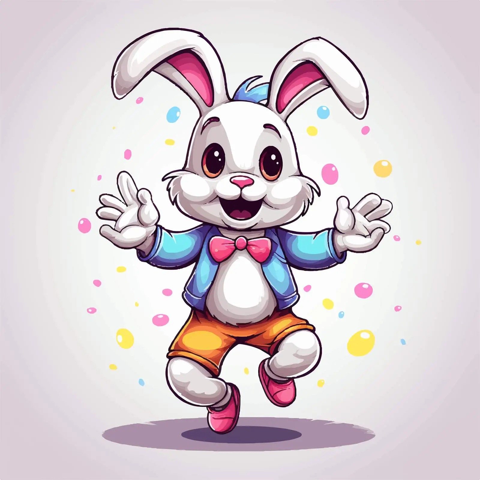 Artistic Happy Easter Lettering Design — free download from Dotvec
