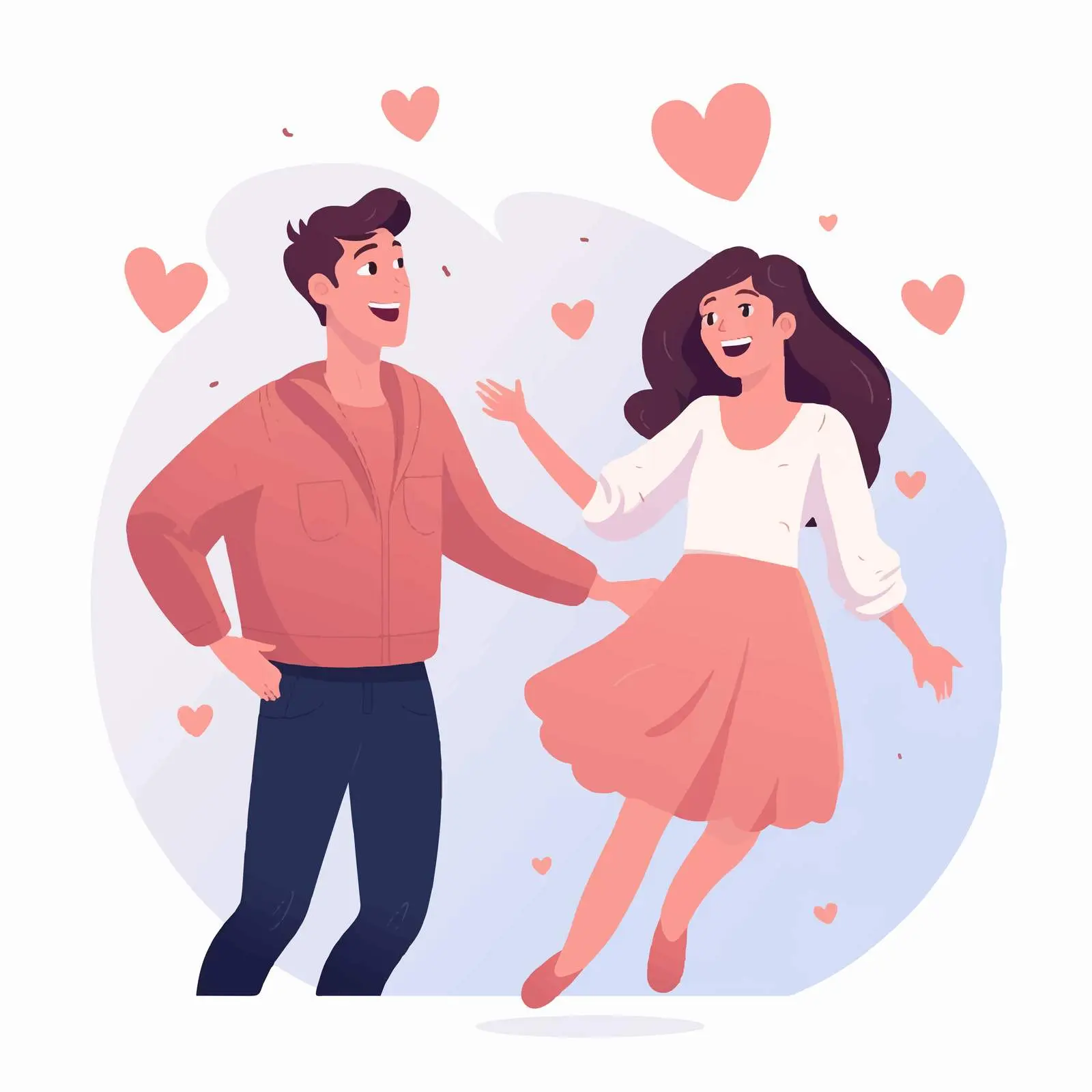 Happy Man in Love Holding Back Emotions — free download from Dotvec