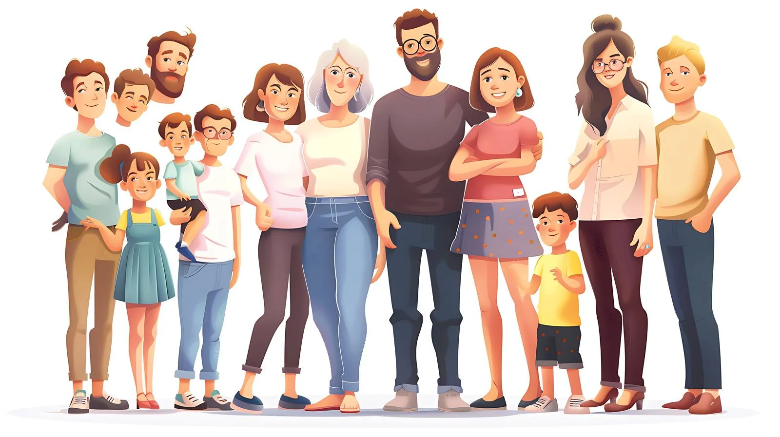 Joyful Family in Home Garden — free download from Dotvec