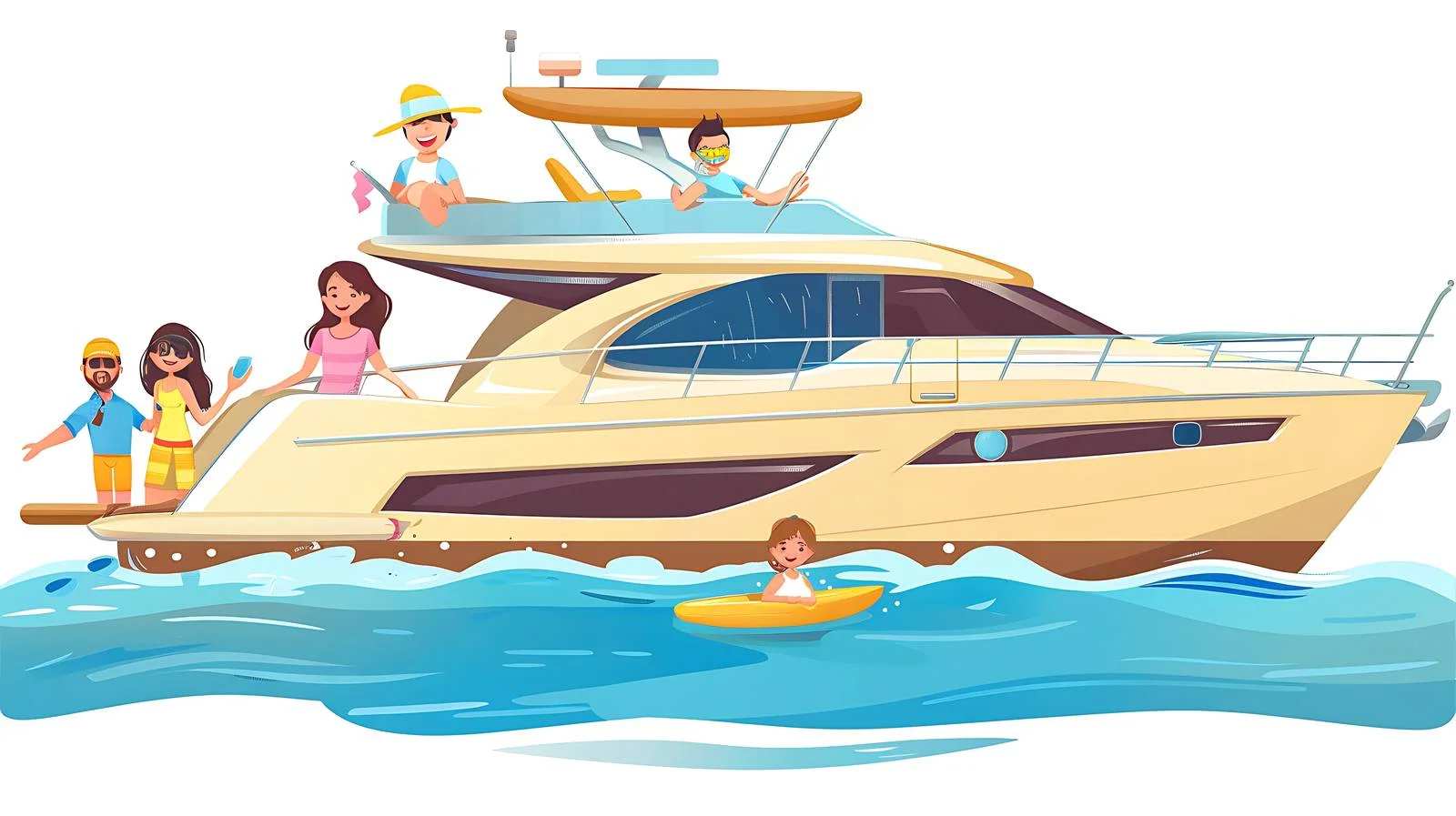 Family Enjoying Yacht Sailing Adventure — free download from Dotvec