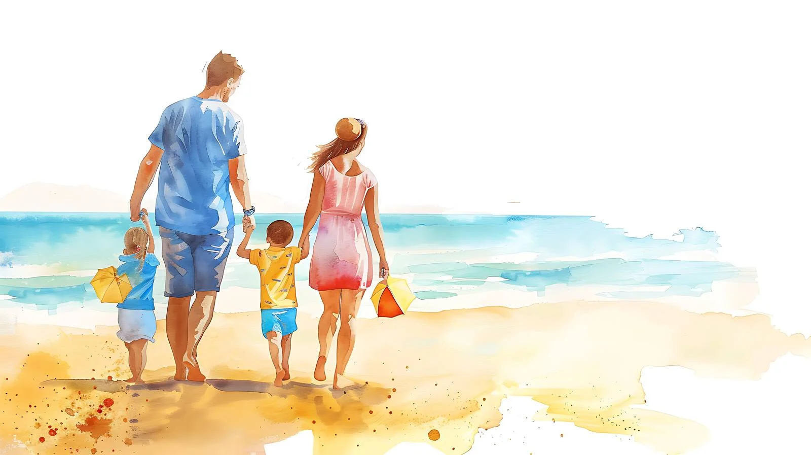 Family Beach Stroll — free download from Dotvec