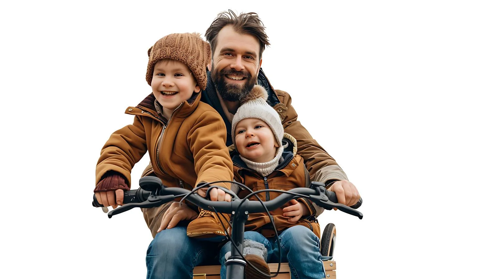 Family Cargo Bike Ride — free download from Dotvec