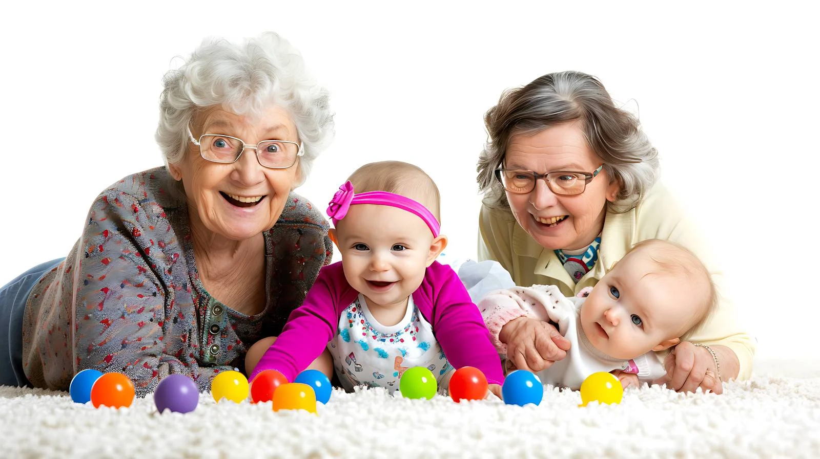 Multi-Generational Family Playing at Home — free download from Dotvec