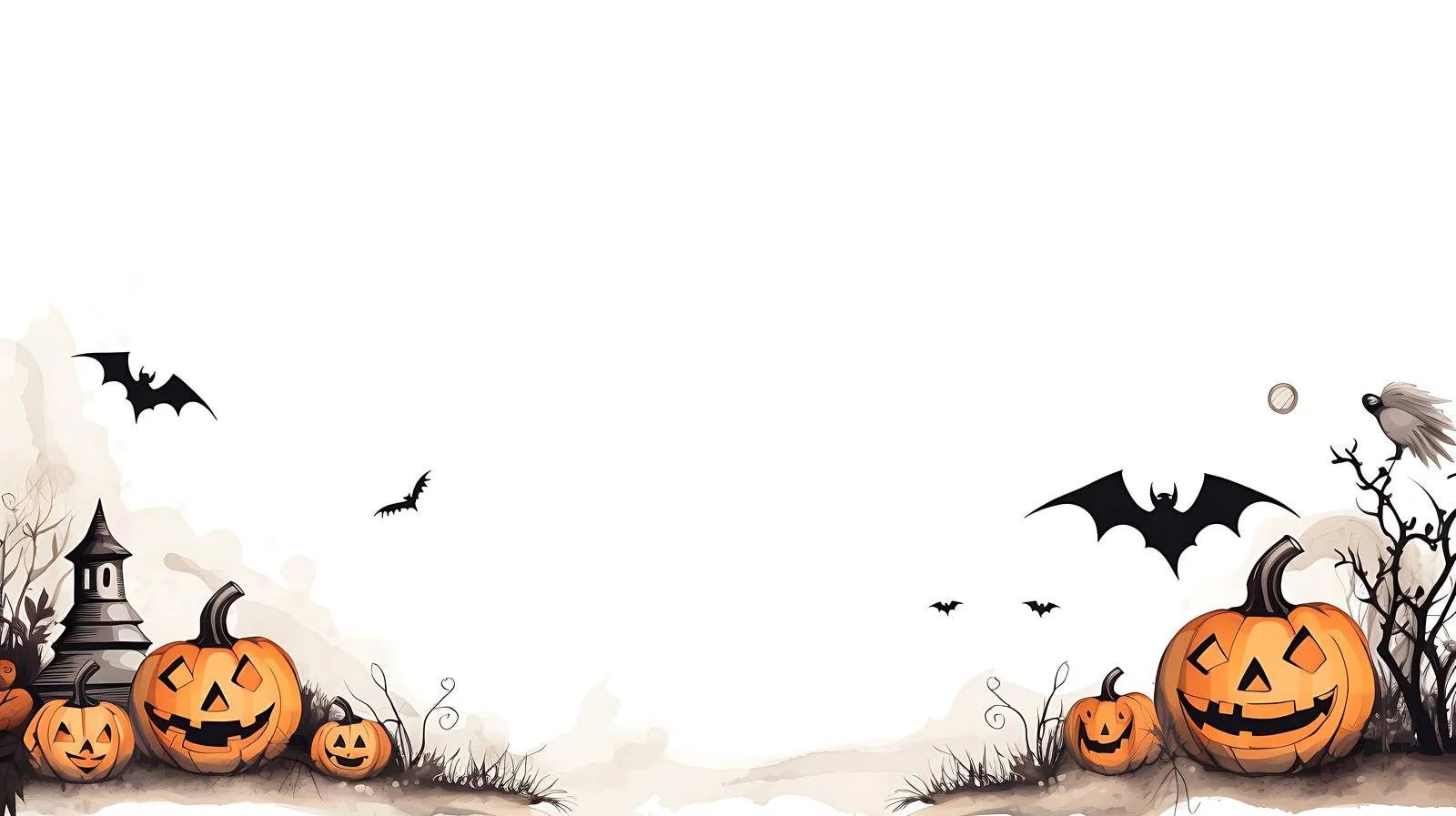Festive Halloween Background with Customizable Space — free download from Dotvec