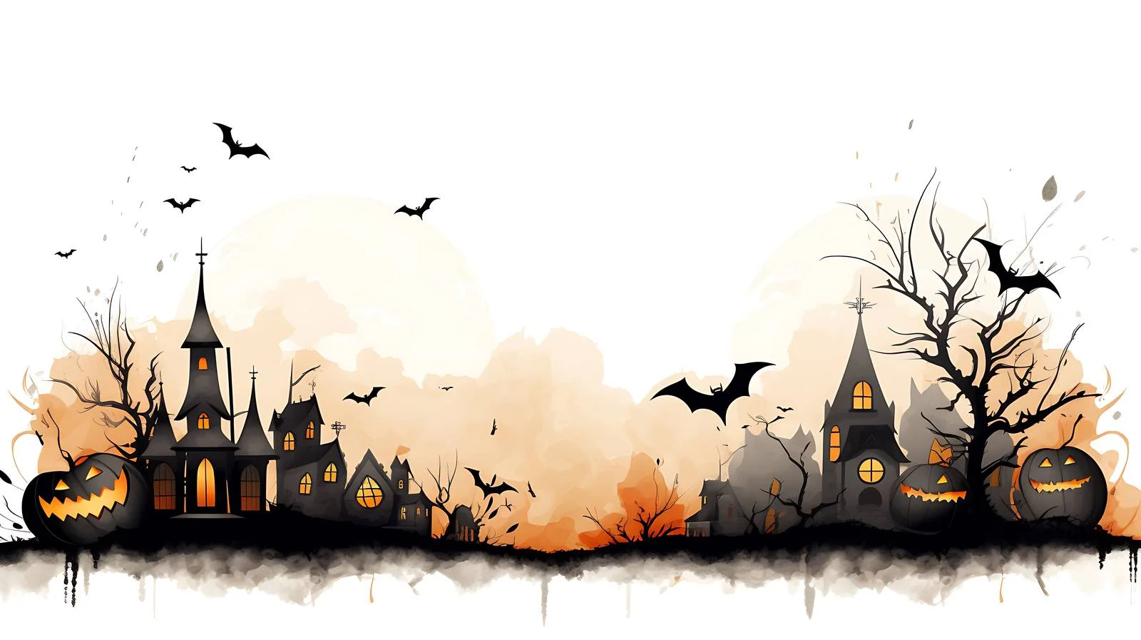 Festive Halloween Greeting Background Design — free download from Dotvec