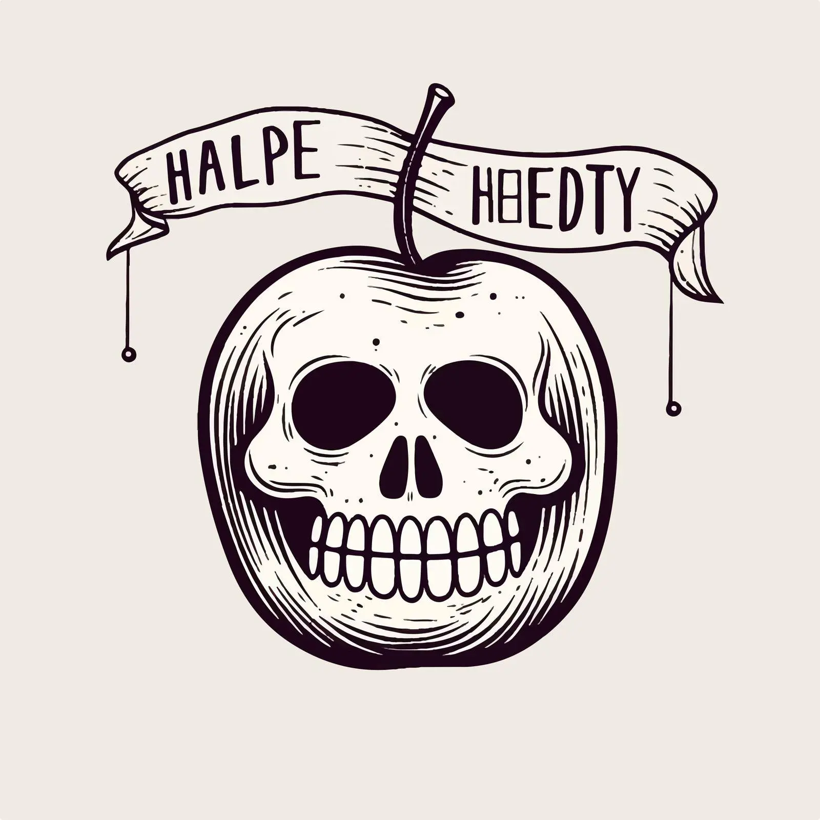 Happy Halloween Handwritten Quotes Vector — free download from Dotvec