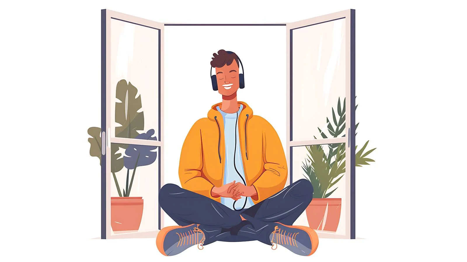 Man Enjoying Music on Terrace — free download from Dotvec