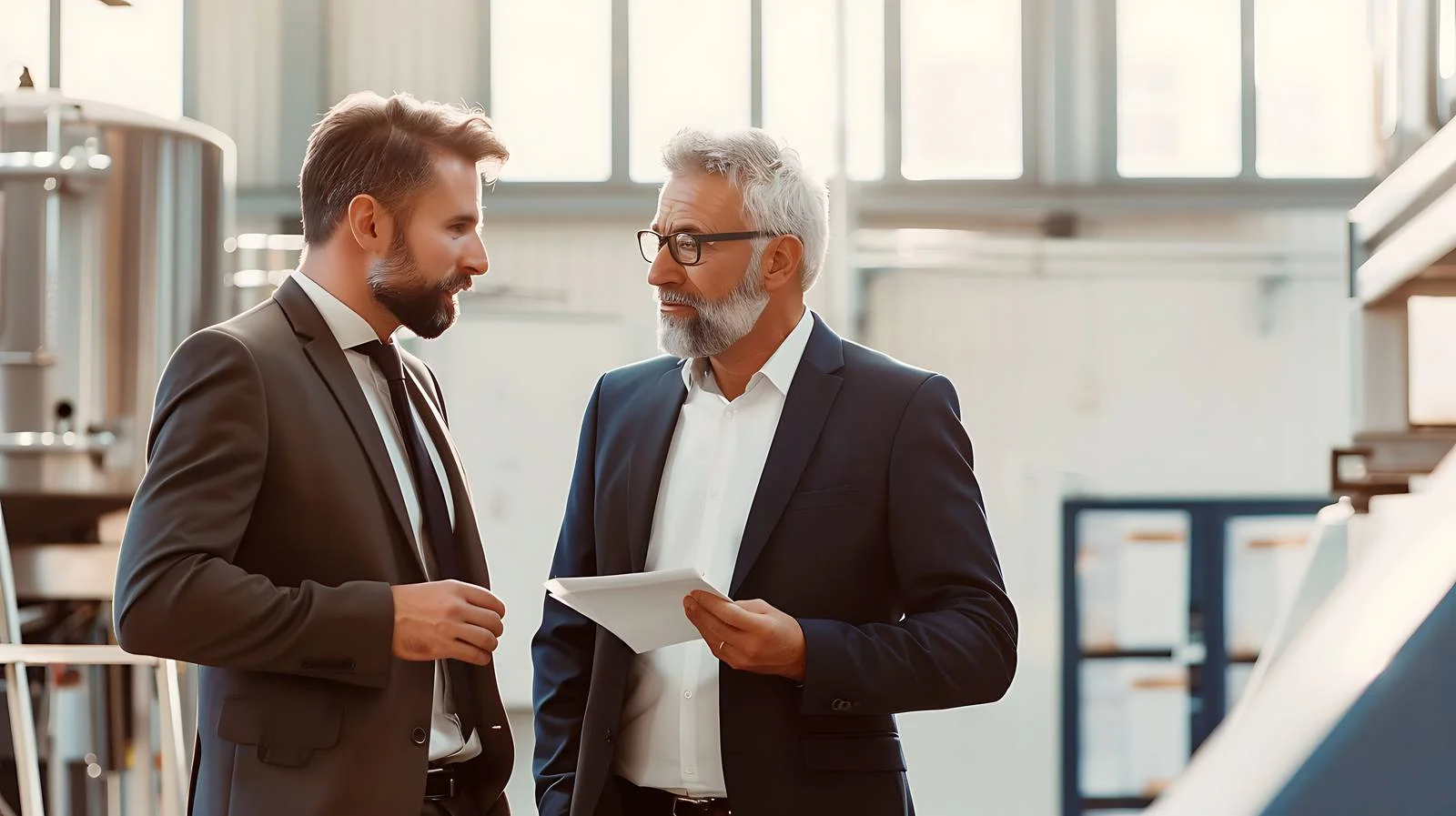 Professionals Discussing, Standing Meeting — free download from Dotvec