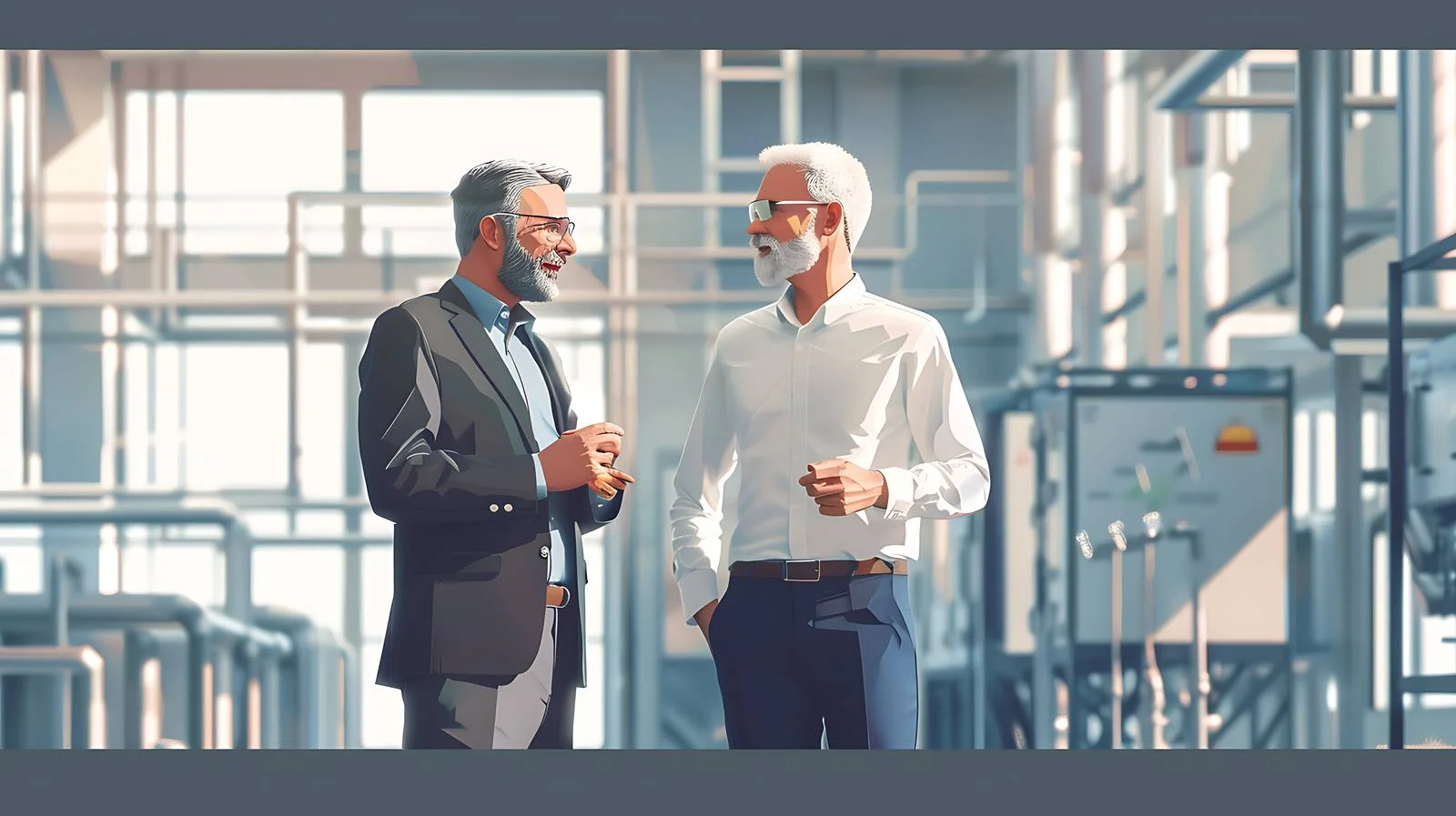 Professional Discussion Among Mature Businessmen — free download from Dotvec