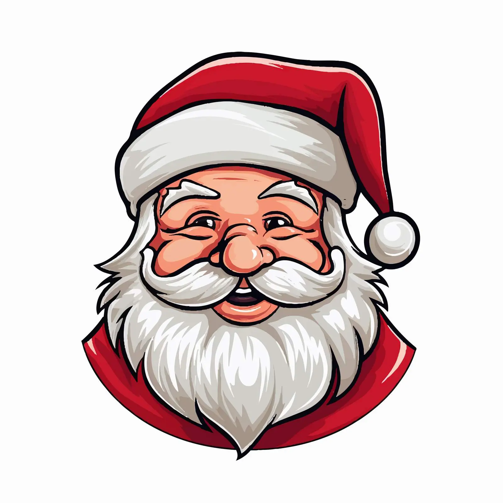 Santa Claus Vector Illustration for Christmas — free download from Dotvec