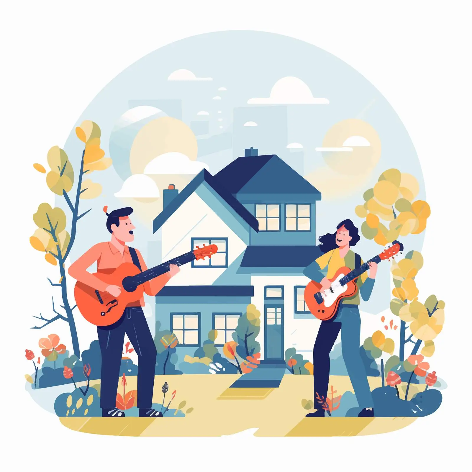 Neighbors in a Great Community Concept — free download from Dotvec