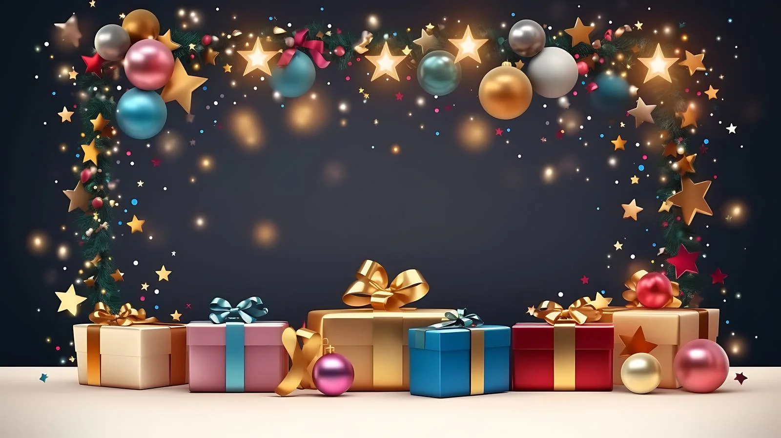 Elegant New Year Horizontal Banner Design — free download from Dotvec