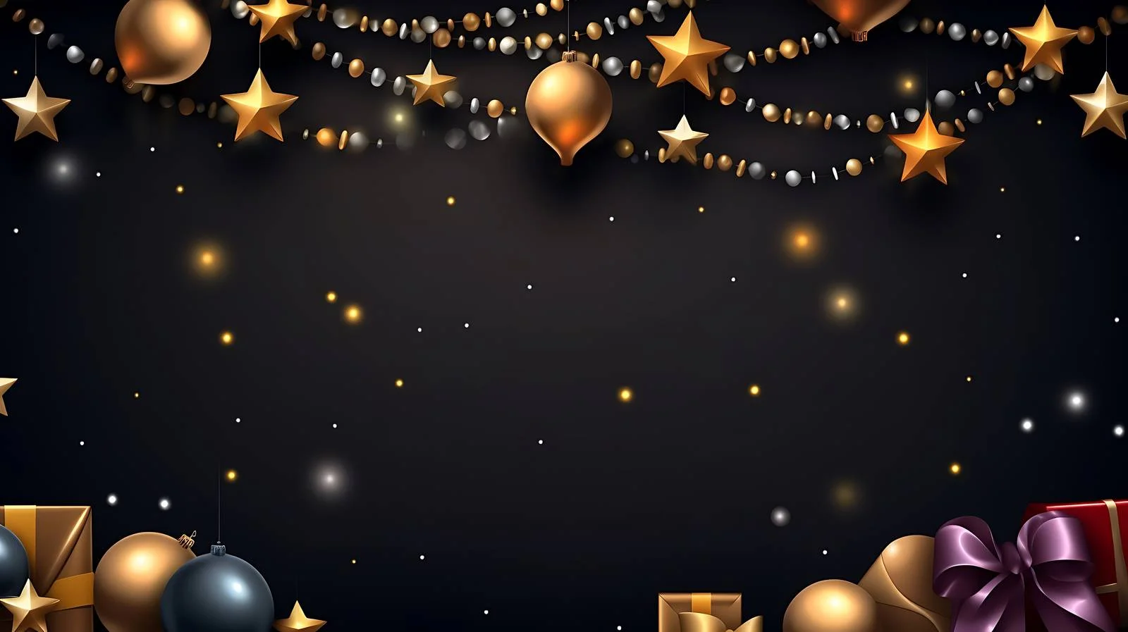 Festive New Year Horizontal Banner Design — free download from Dotvec