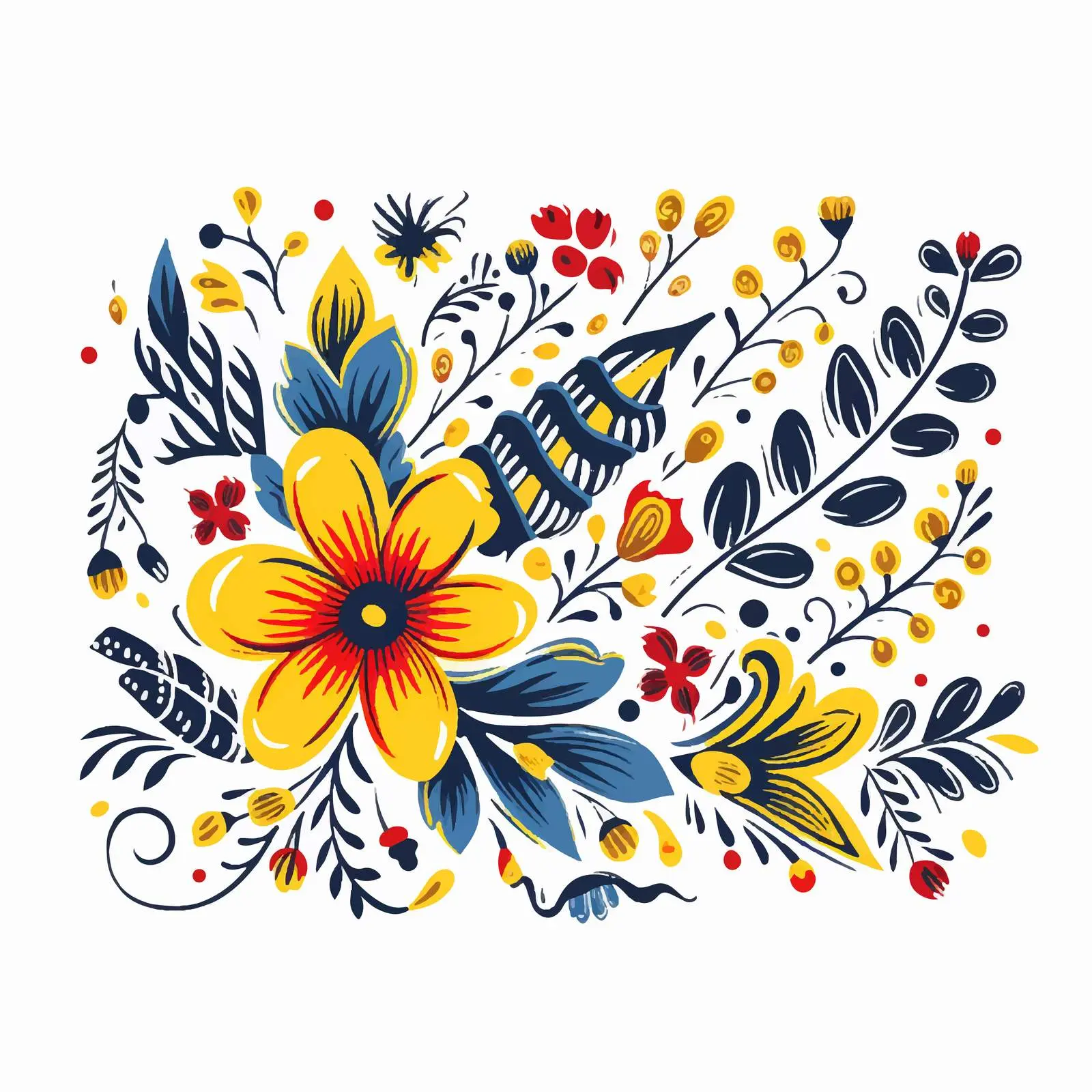 Ukrainian New Year Postcard with Handwritten Letter — free download from Dotvec