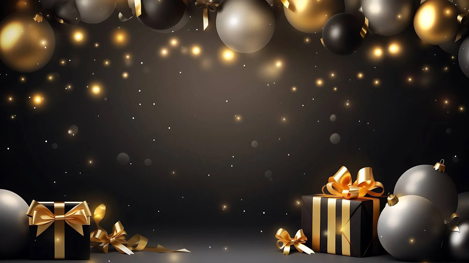 Elegant Happy New Year Greeting Card — free download from Dotvec