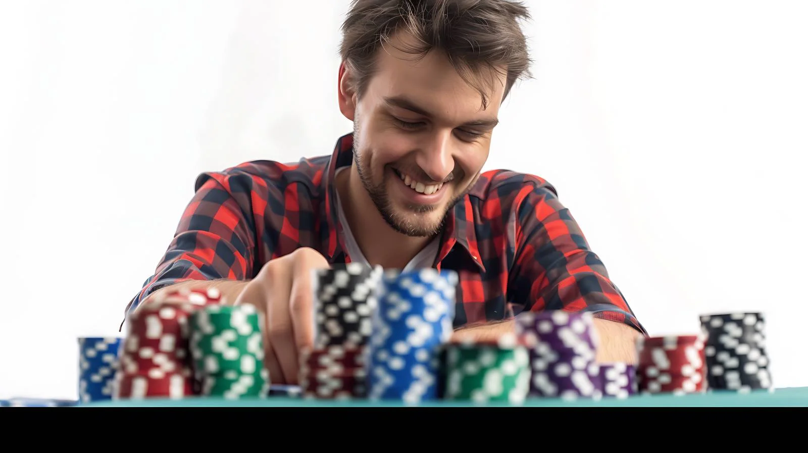 Poker Player Shuffling Cards in Casino — free download from Dotvec