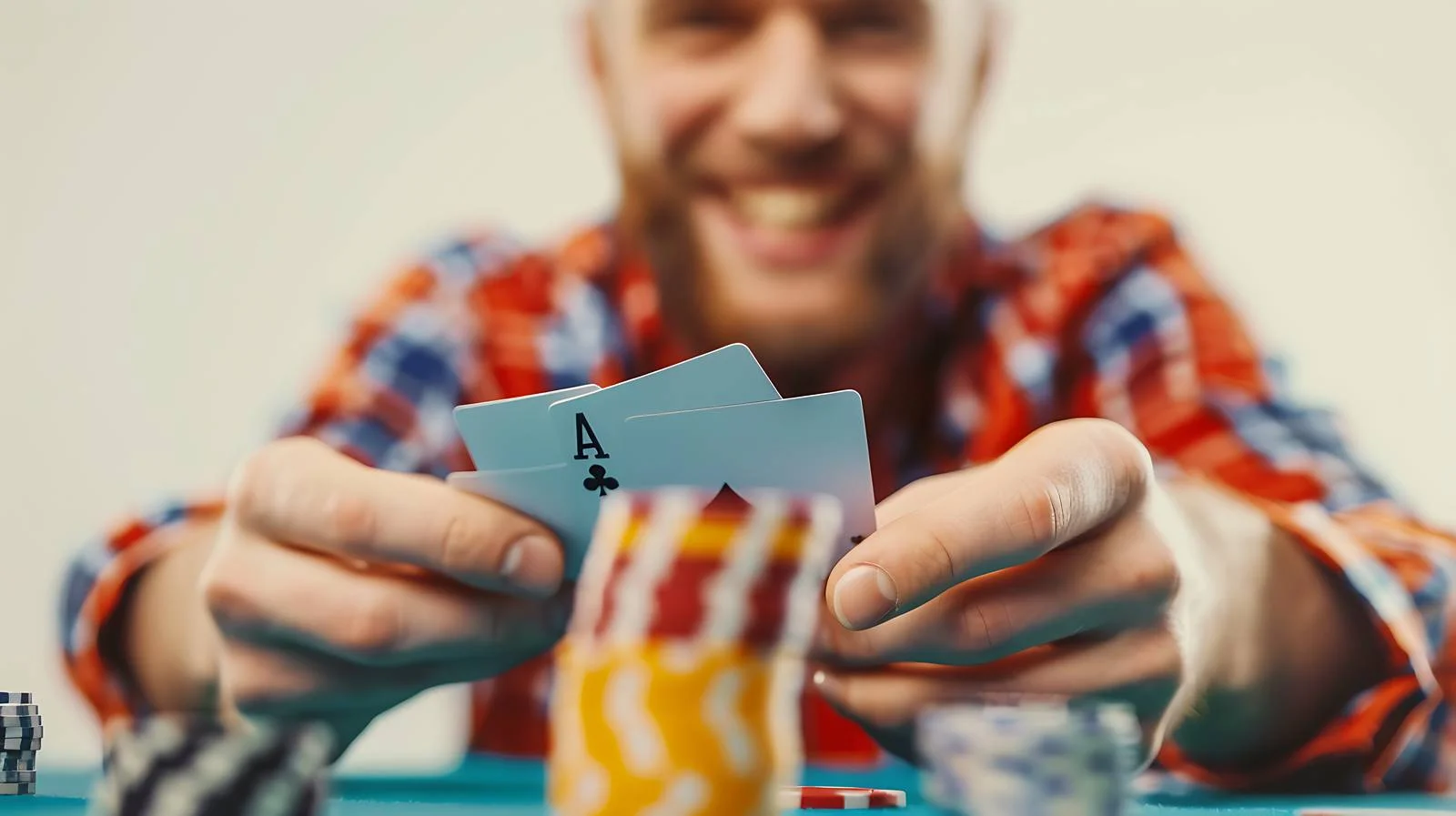 Poker Player Shuffles Cards Professionally — free download from Dotvec