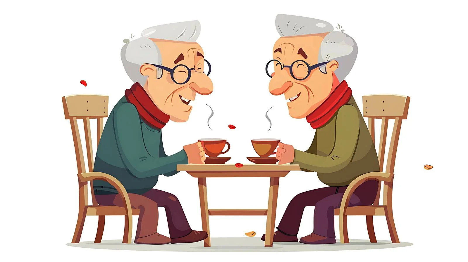 Joyful Senior Couple Enjoying Coffee Together — free download from Dotvec
