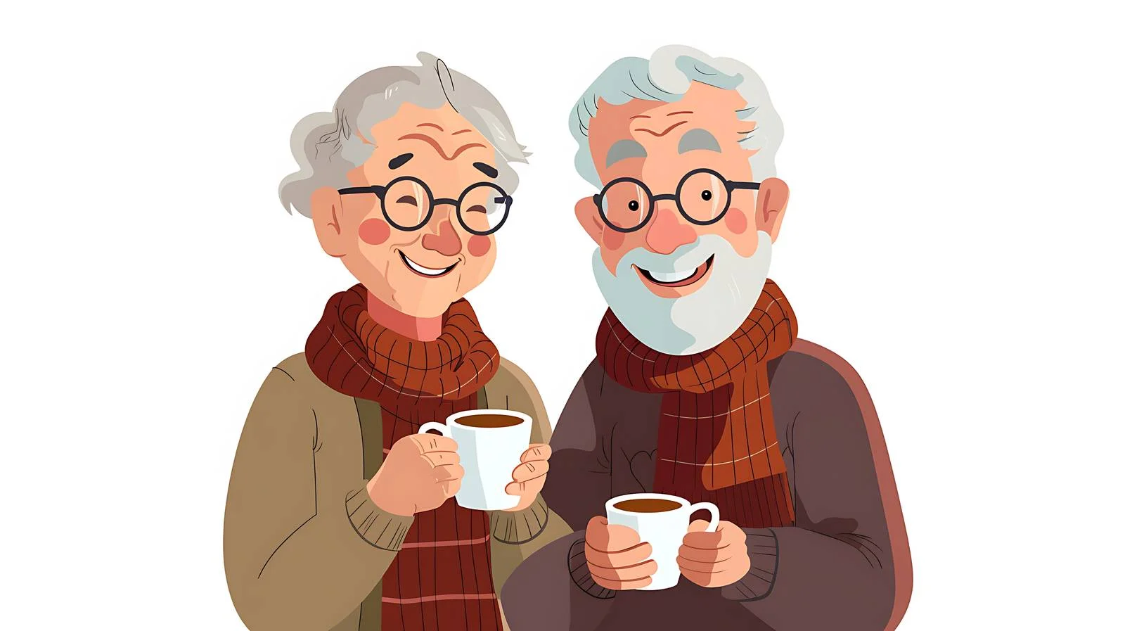 Joyful Senior Couple Enjoying Coffee Together — free download from Dotvec