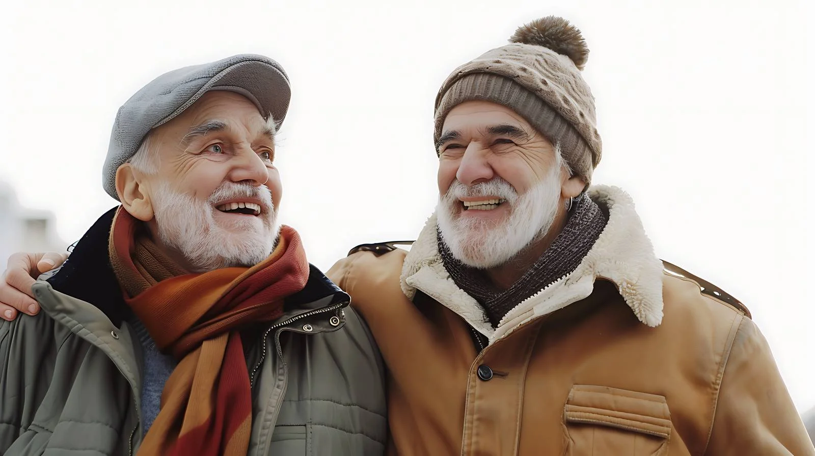 Senior Man and Grandson in City — free download from Dotvec