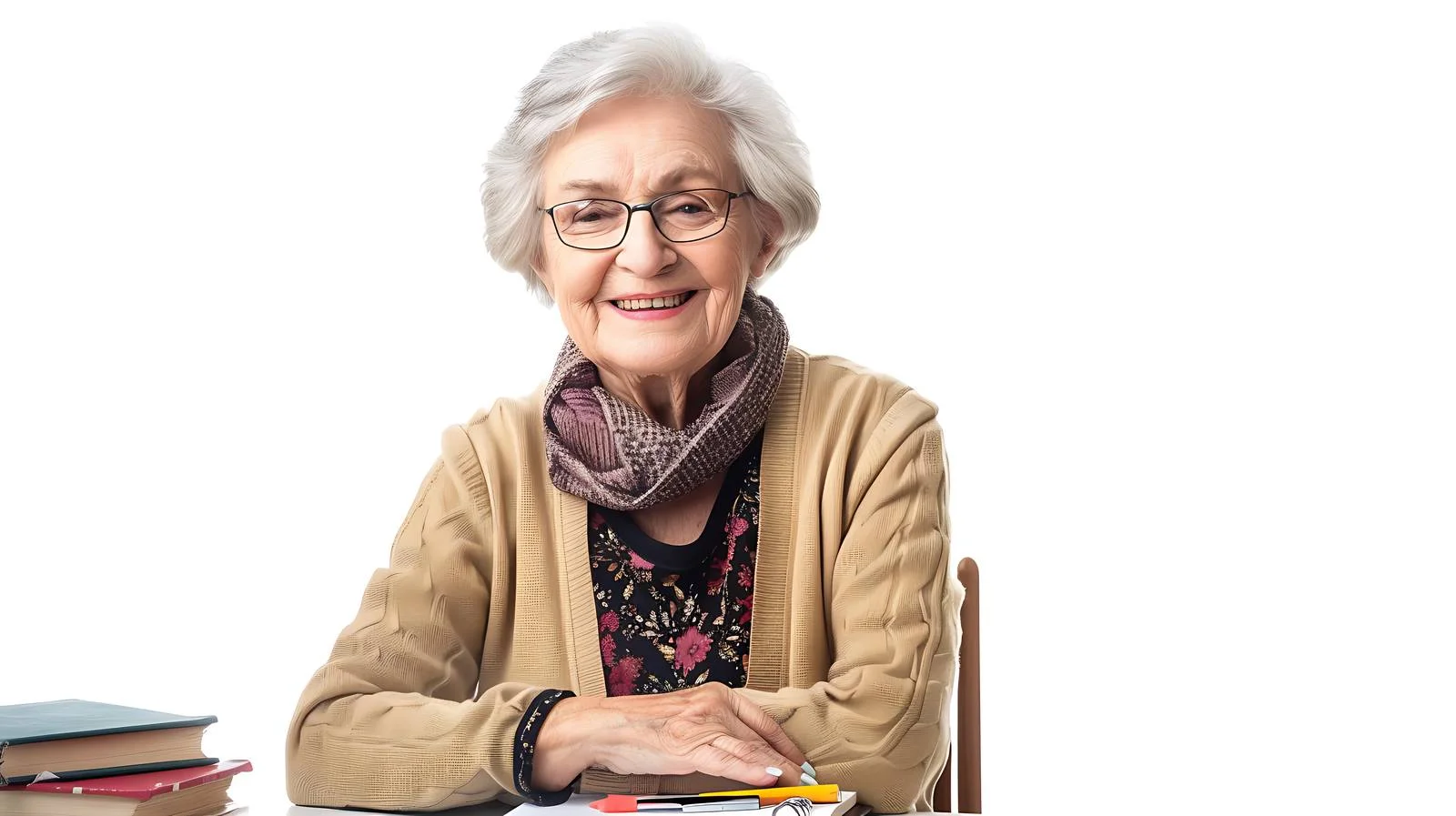 Senior Woman in Senior Education Course — free download from Dotvec