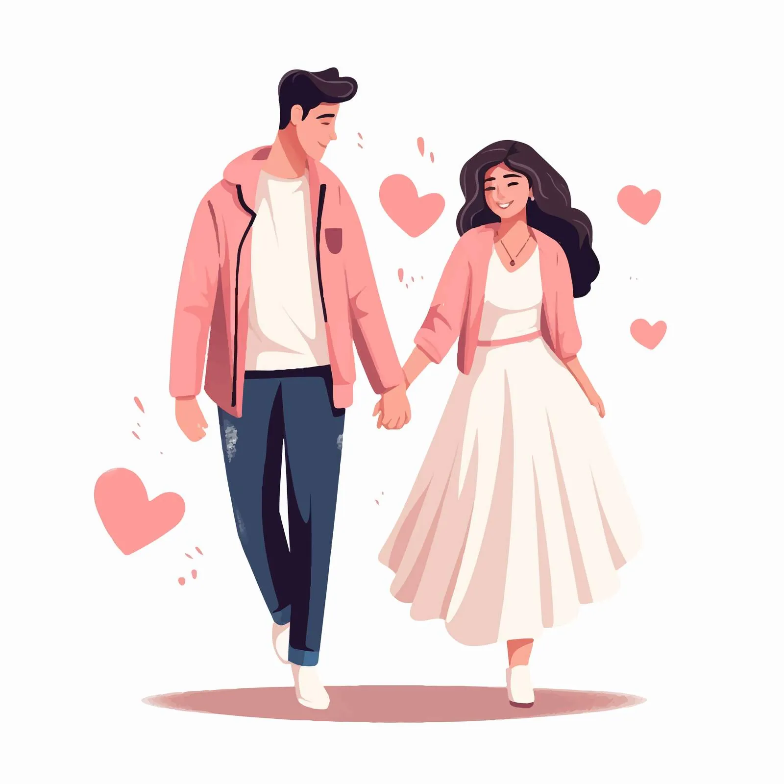 Tender Love Couple in Romantic Relationship — free download from Dotvec