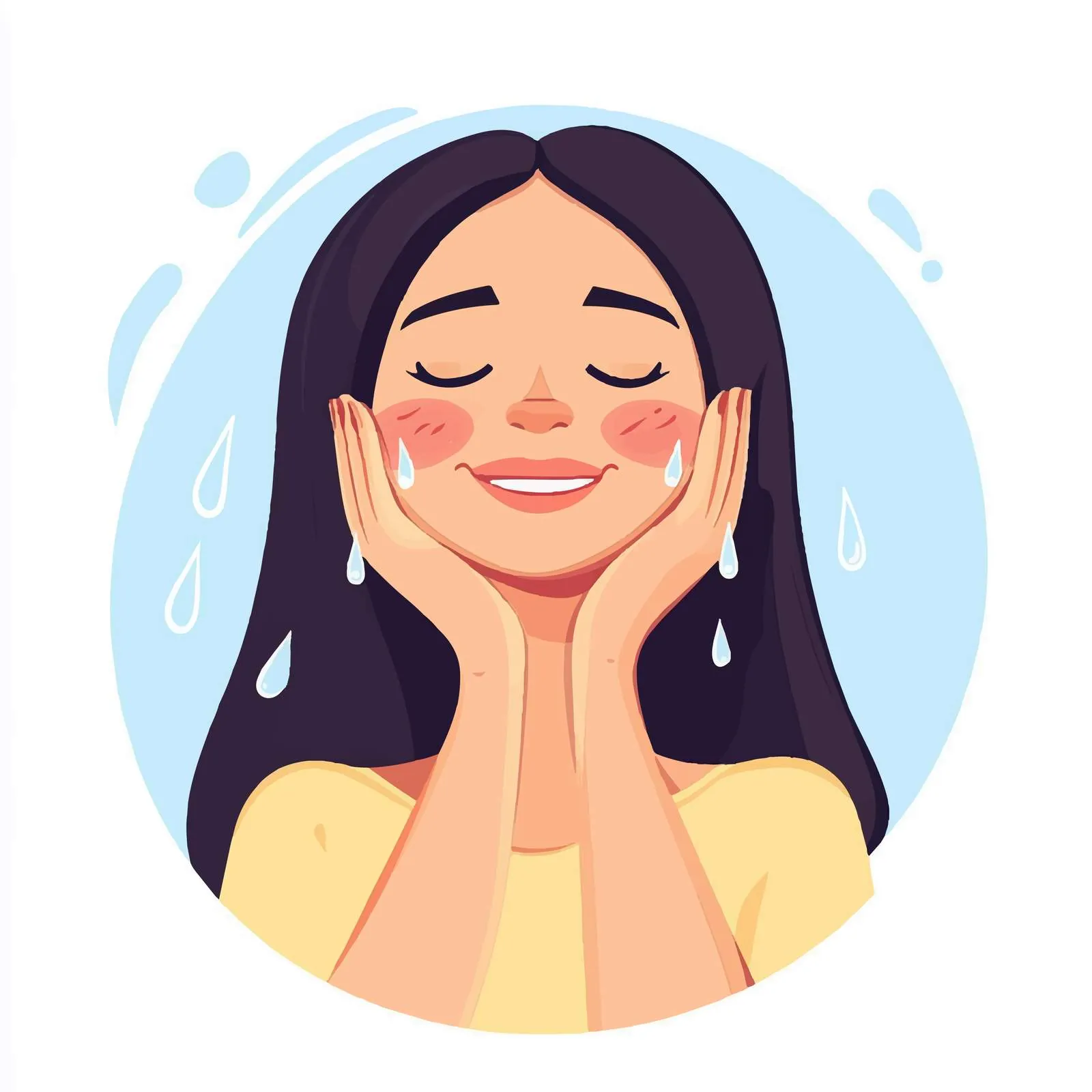 Joyful Woman Expressing Laughter and Happiness — free download from Dotvec