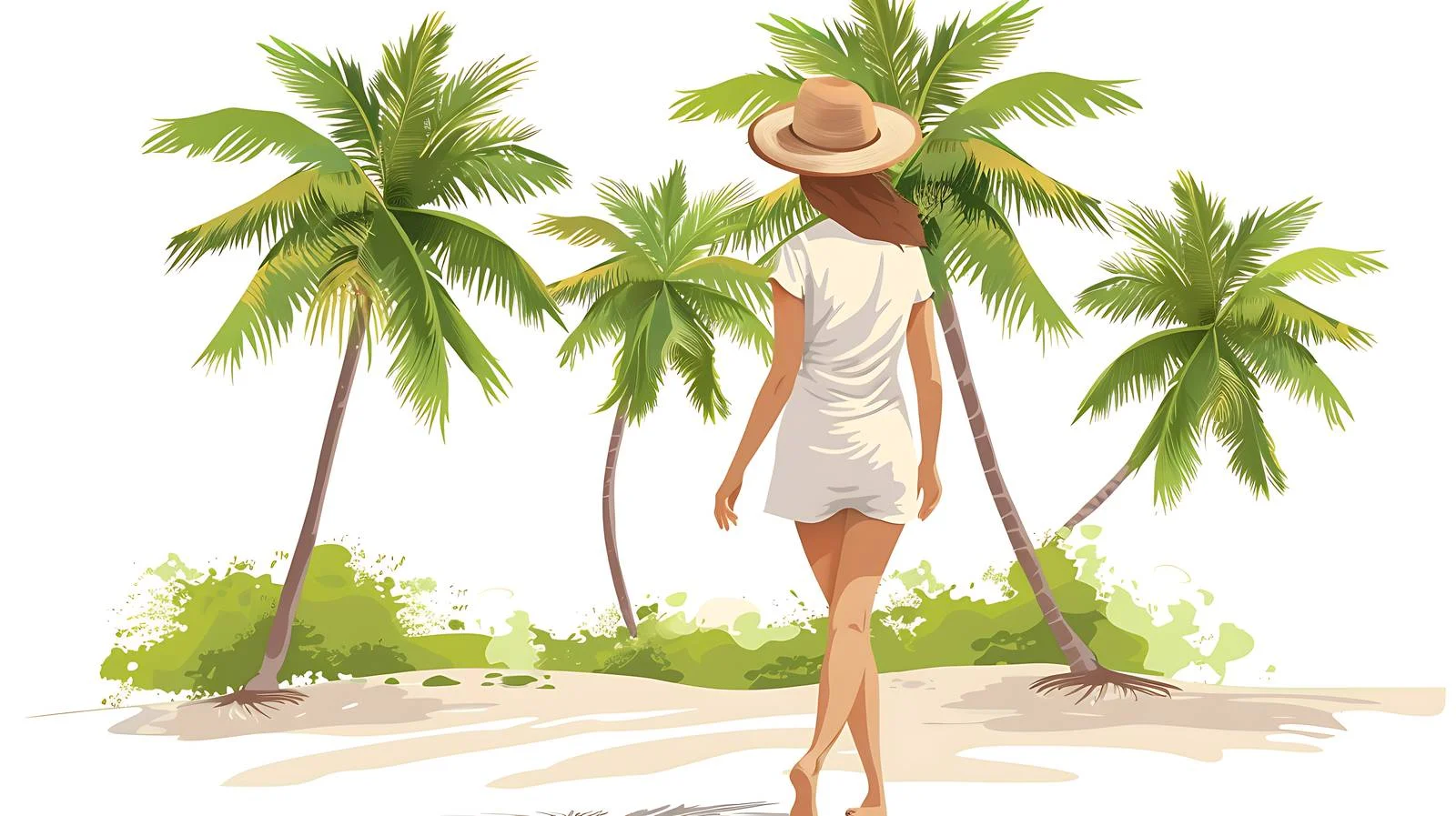 Tranquil Beach Stroll — free download from Dotvec