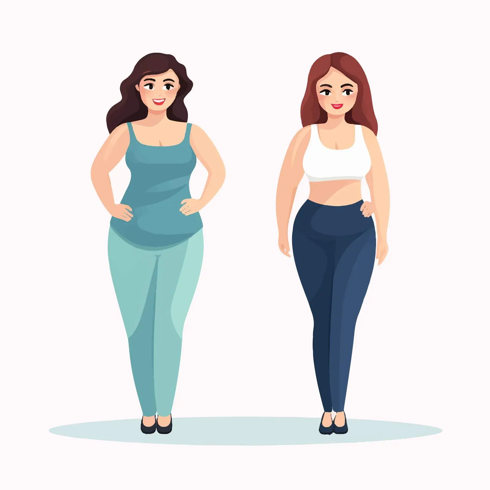 Diverse Women Representing Body Positivity and Emotions — free download from Dotvec
