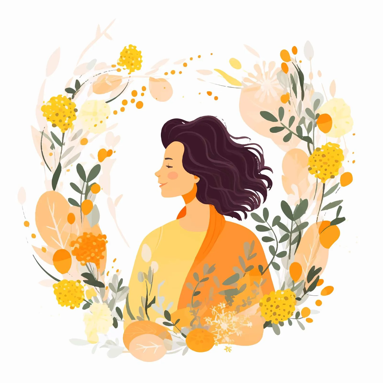 Happy Women's Day Festive Vector with Flowers — free download from Dotvec