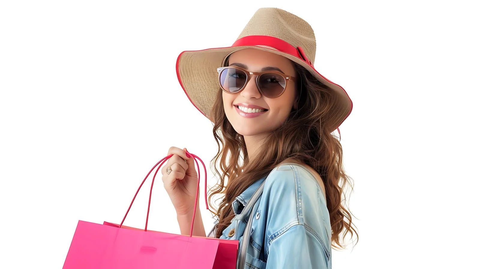 Shopping Women White Background — free download from Dotvec