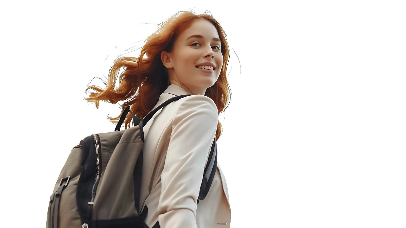 Energetic Businesswoman in Urban Setting — free download from Dotvec