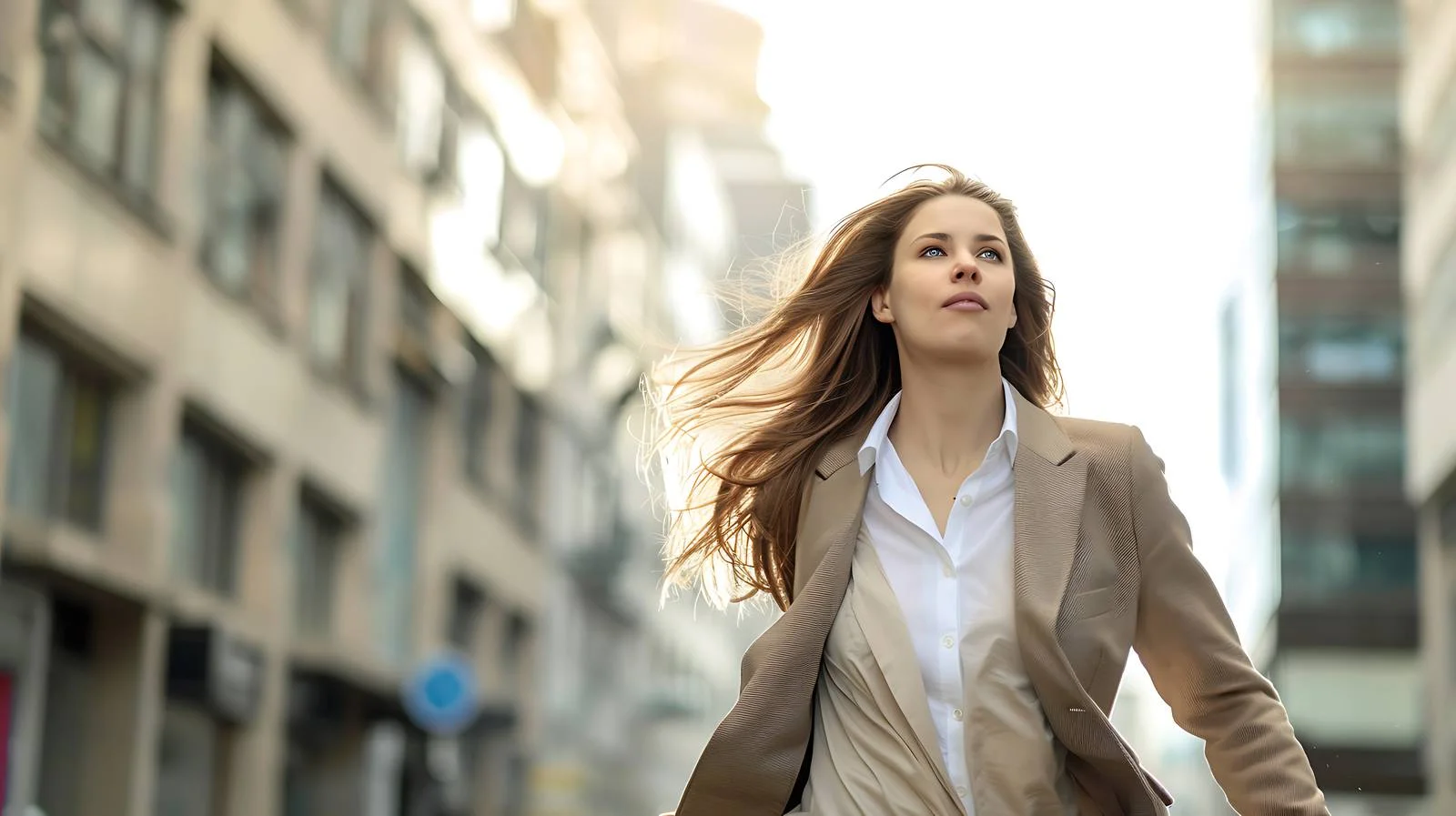 Young Businesswoman City Traveler — free download from Dotvec