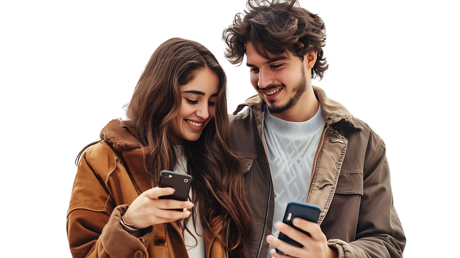 Young Couple Smartphone City Connection — free download from Dotvec