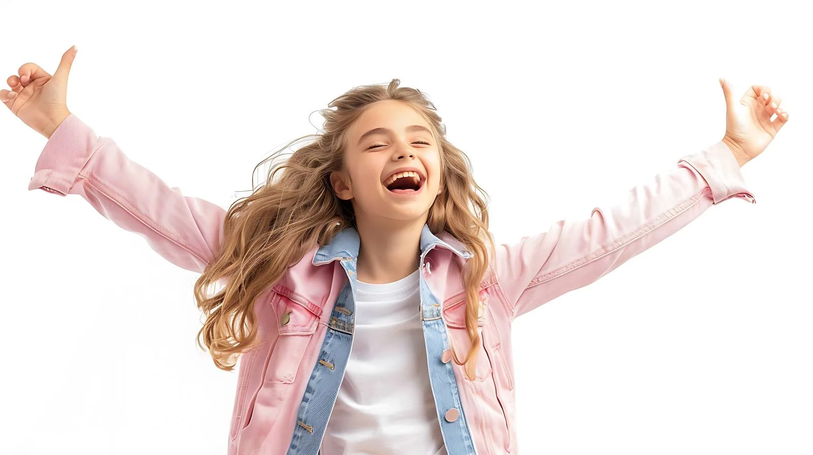 Cheerful Young Lady Portrait — free download from Dotvec