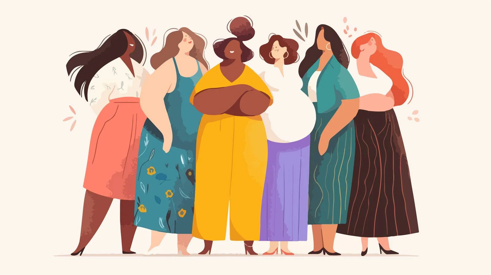 Empowering Big Chubby Women Embrace Beauty — free download from Dotvec